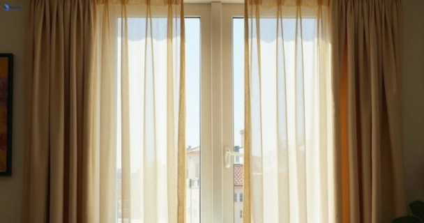 Dull dusty drapes in watsons-creek-vic before professional cleaning